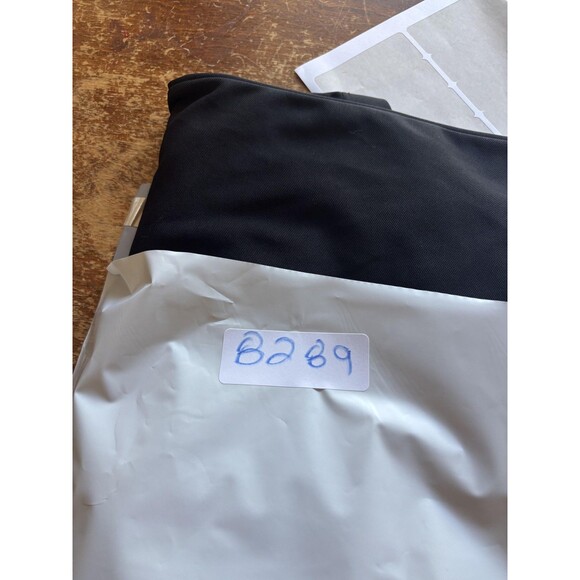 Nike Golf Polo Shirt Mens Large Black Pique Dri-FIT Blue Tree Logo 363807-010 - Picture 10 of 10